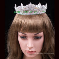 2016 Crystal Rhinestone Corona Completamente Redonda Tiara